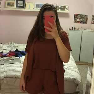 Size medium (fits small medium) vintage brown set